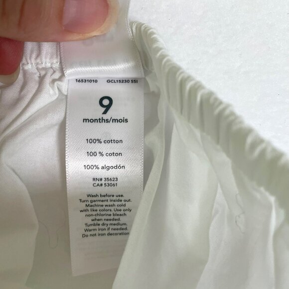 Carter’s Baby Empire Waist Striped Dress Bloomers Set 9 Months Easter - Picture 10 of 10